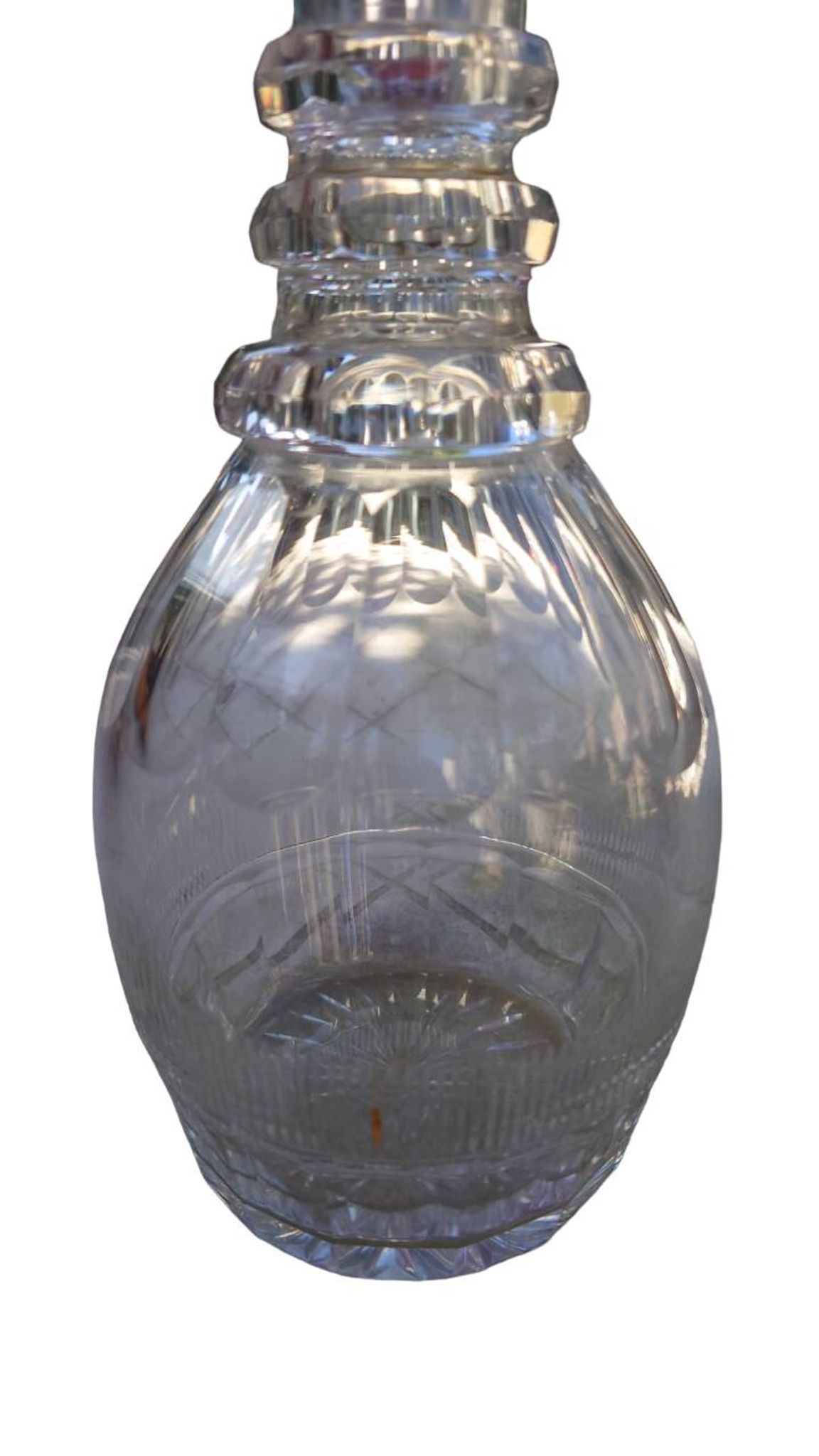Carafe a vin en cristal napoléon iii