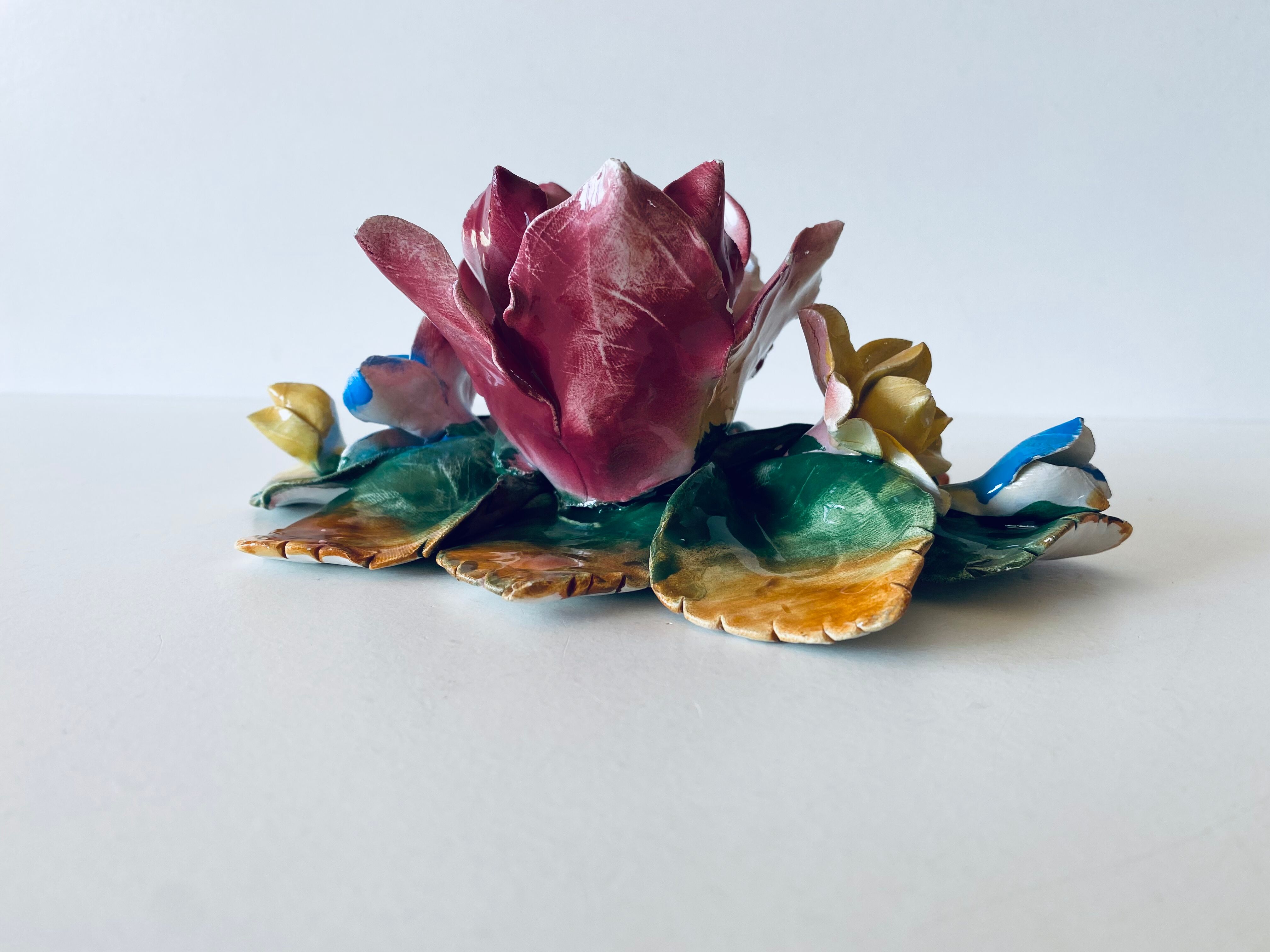 Candlestick flowers in bubble