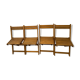 4 chaises pliables en bois vintage