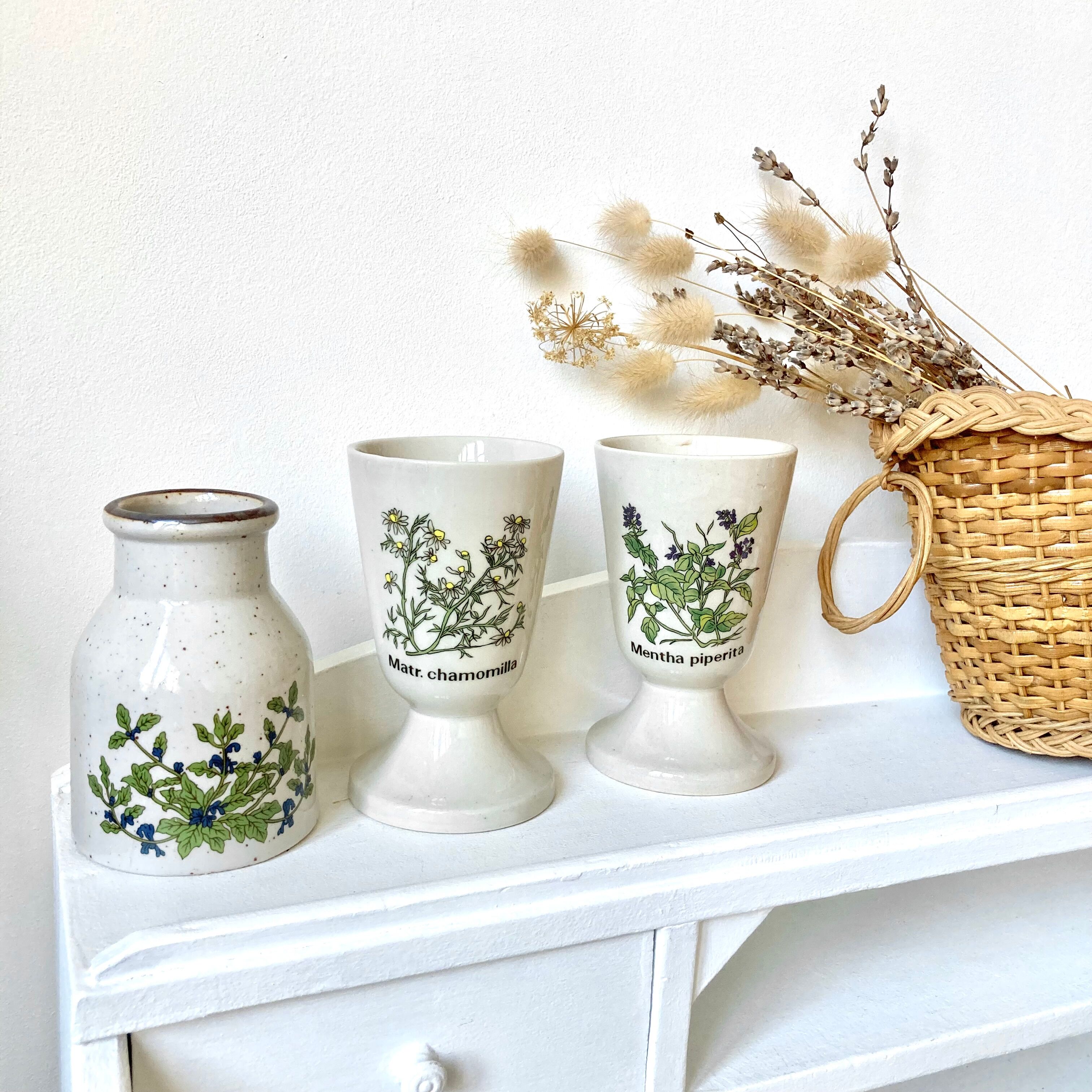Stoneware herbarium vases