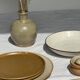 A genuine natural stoneware deep plate D20.5