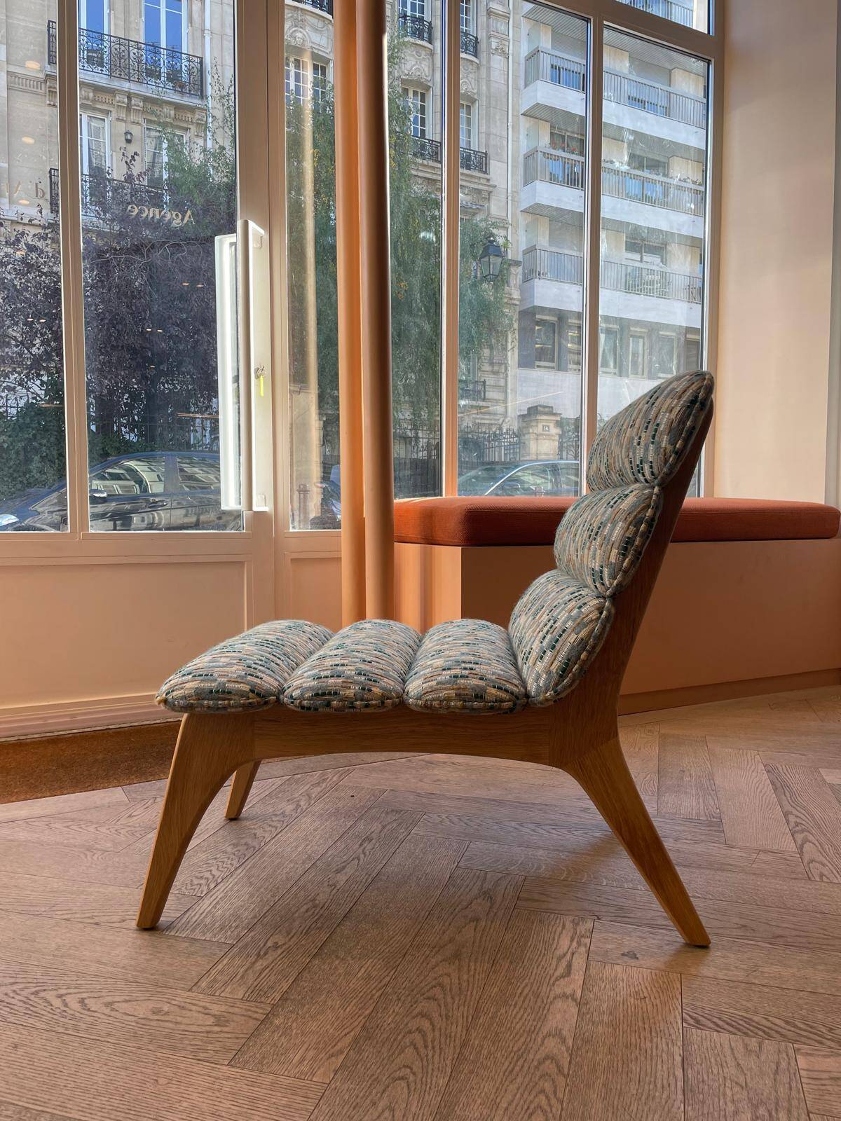 Chauffeuse sur-mesure tissu Pierre Frey