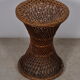 Tabouret diabolo en rotin