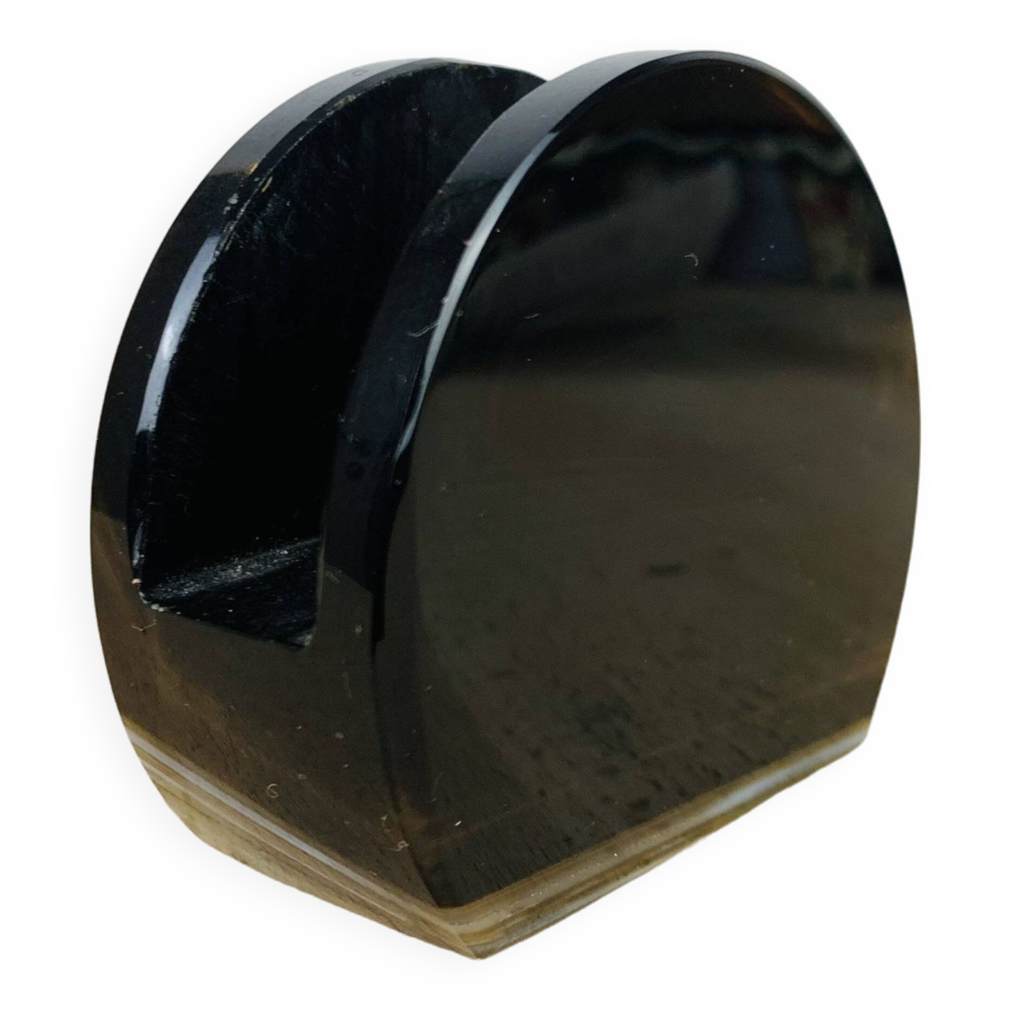 Vintage stone mail holder, letter holder