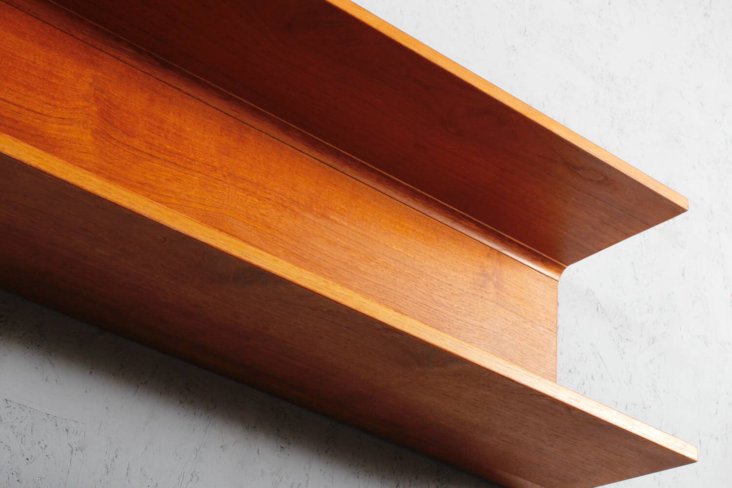 Dänisches Teak Wandregal Pedersen & Hansen 60er 70er Vintage