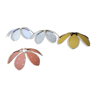Set of 4 flower suspensions