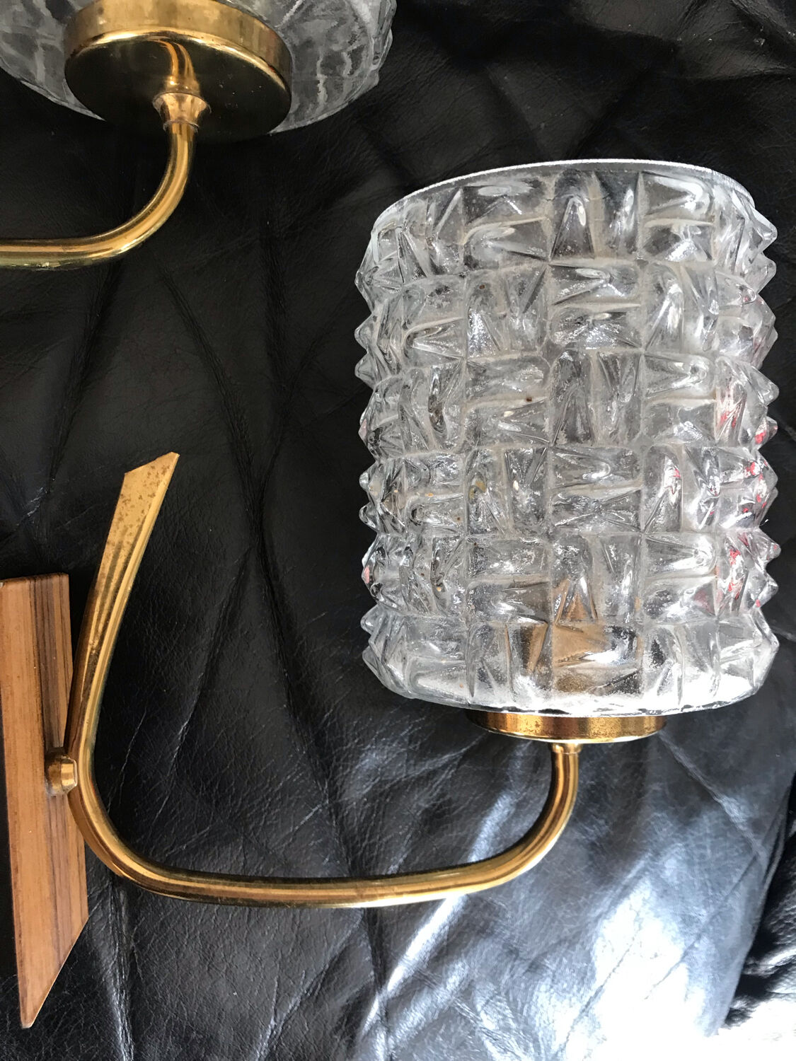 Pair of wall sconces year 70