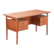 Scandinavian double-sided desk in teak by Gunnar Nielsen
