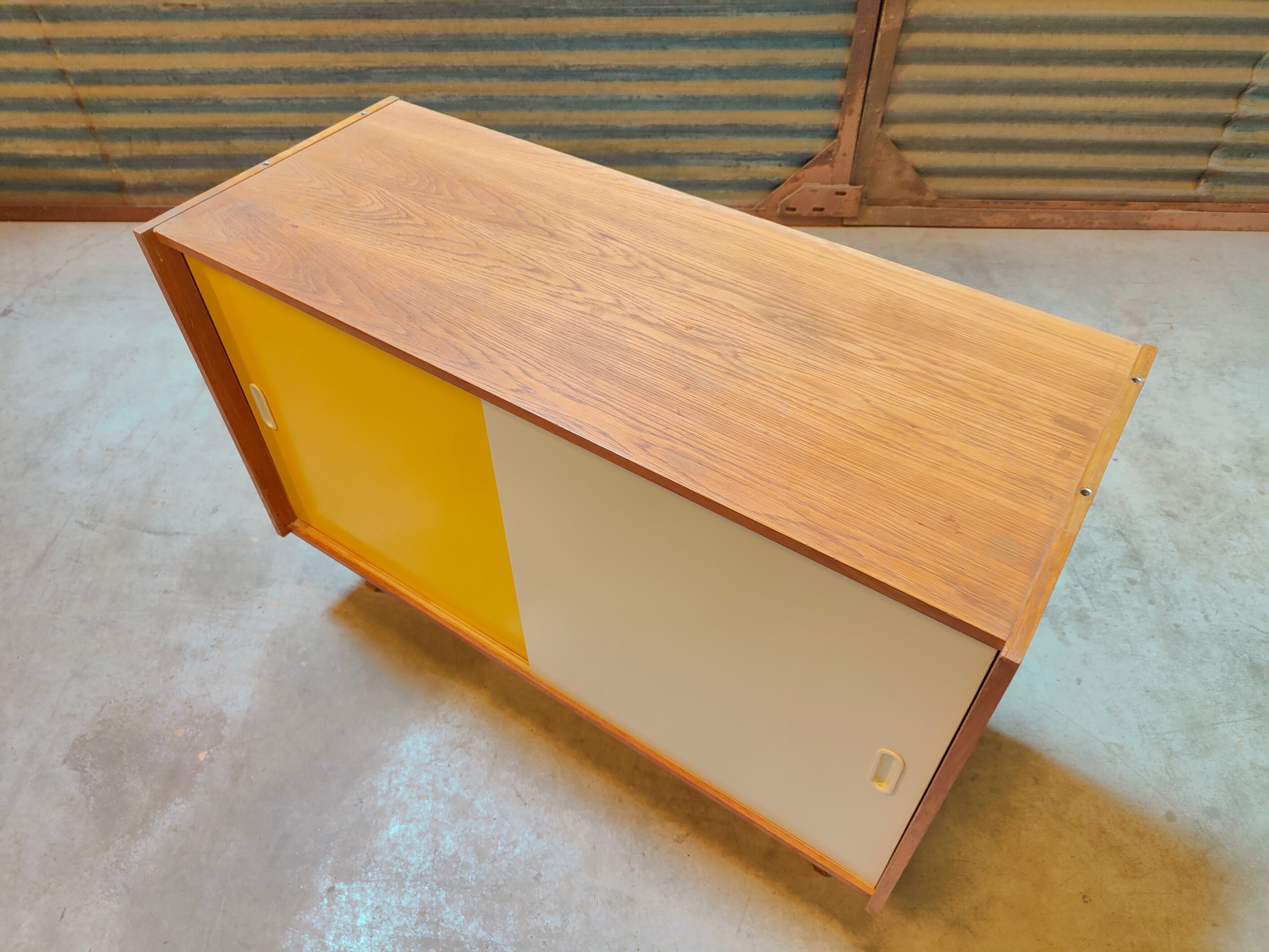 Buffet U 452 Yellow by Jiri Jiroutek for Interier Praha 1960