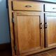 Art Deco marble bathroom cabinet