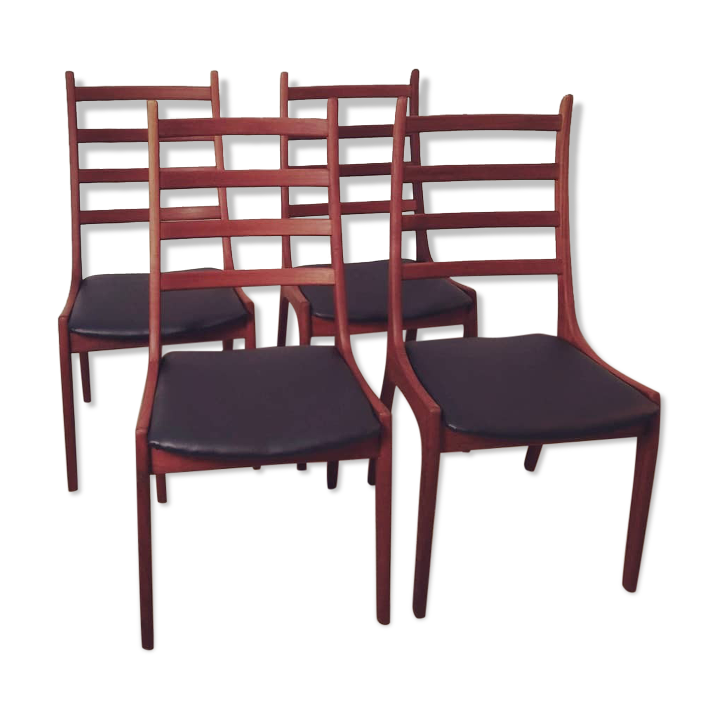 4 chairs by Kai Kristiansen Korup Stolefabrik edition