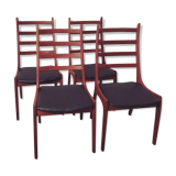 4 chaises de Kai Kristiansen édition Korup Stolefabrik