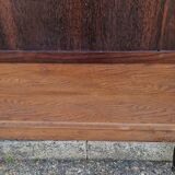 Art Deco rosewood headboard