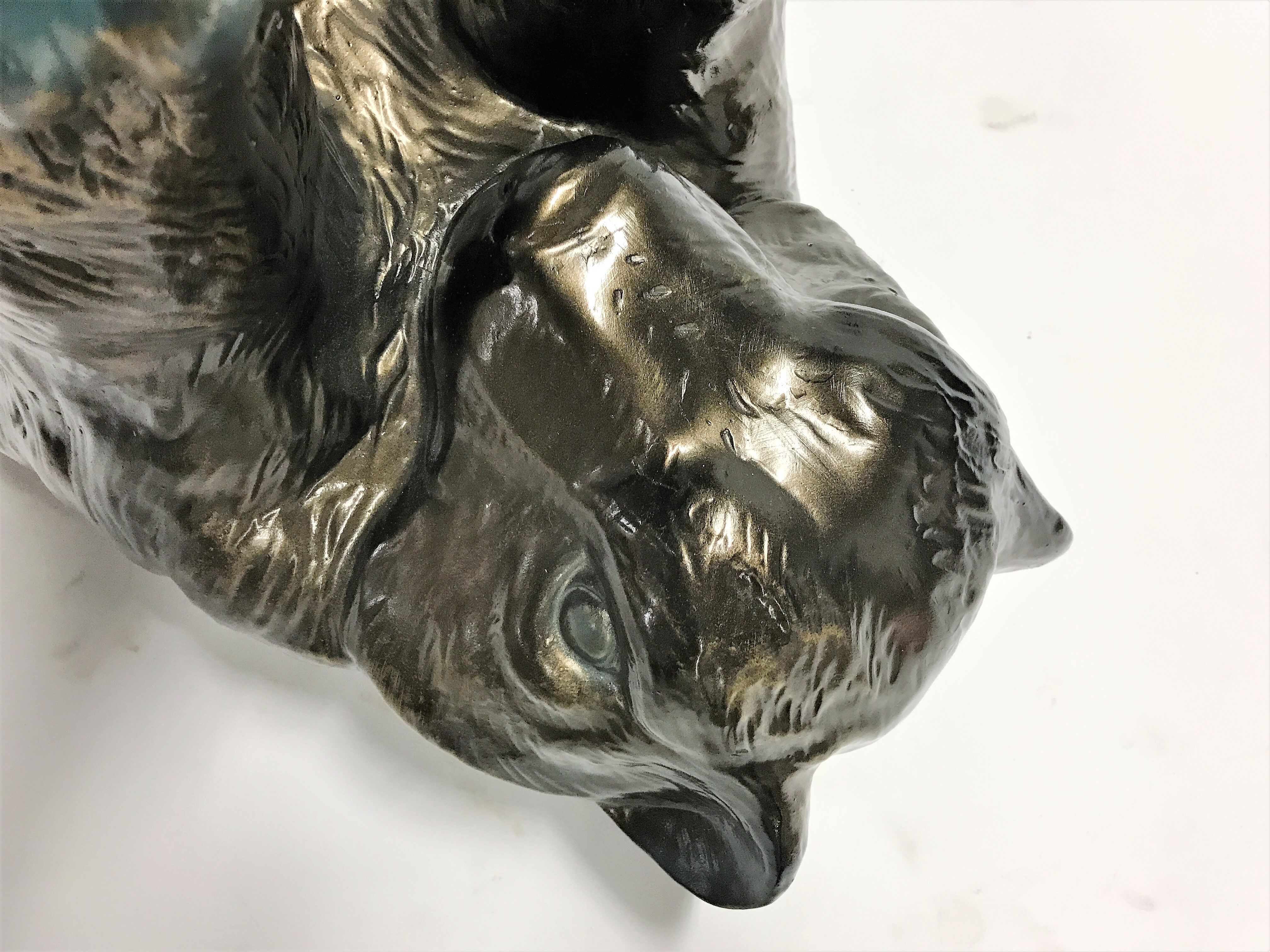 Black bear coffee table, 1970