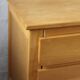 Commode en bois tiroirs arrondis
