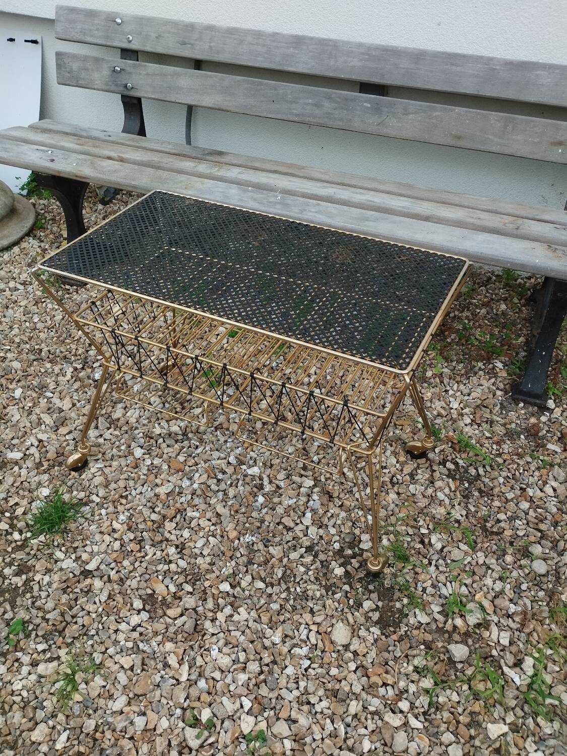 Antique vintage coffee table