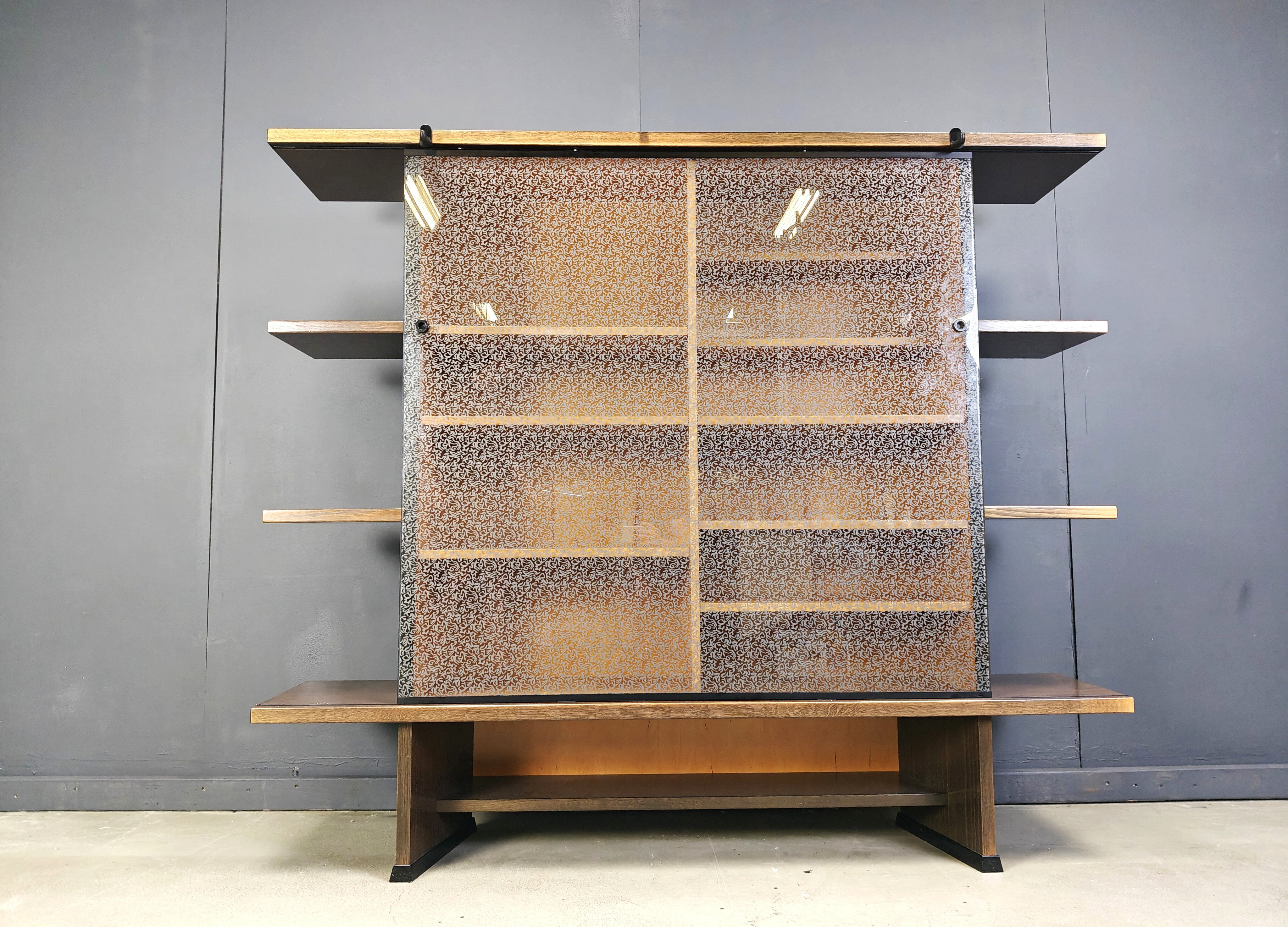 Angle cabinet by Francesco Binfare for Cassina, 1980