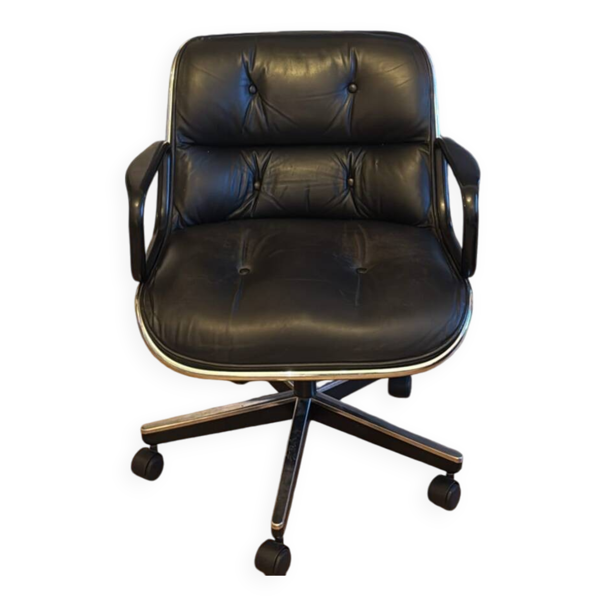 Charles Pollock office chair, Knoll edition