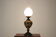 Porcelain table lamp, 1950s