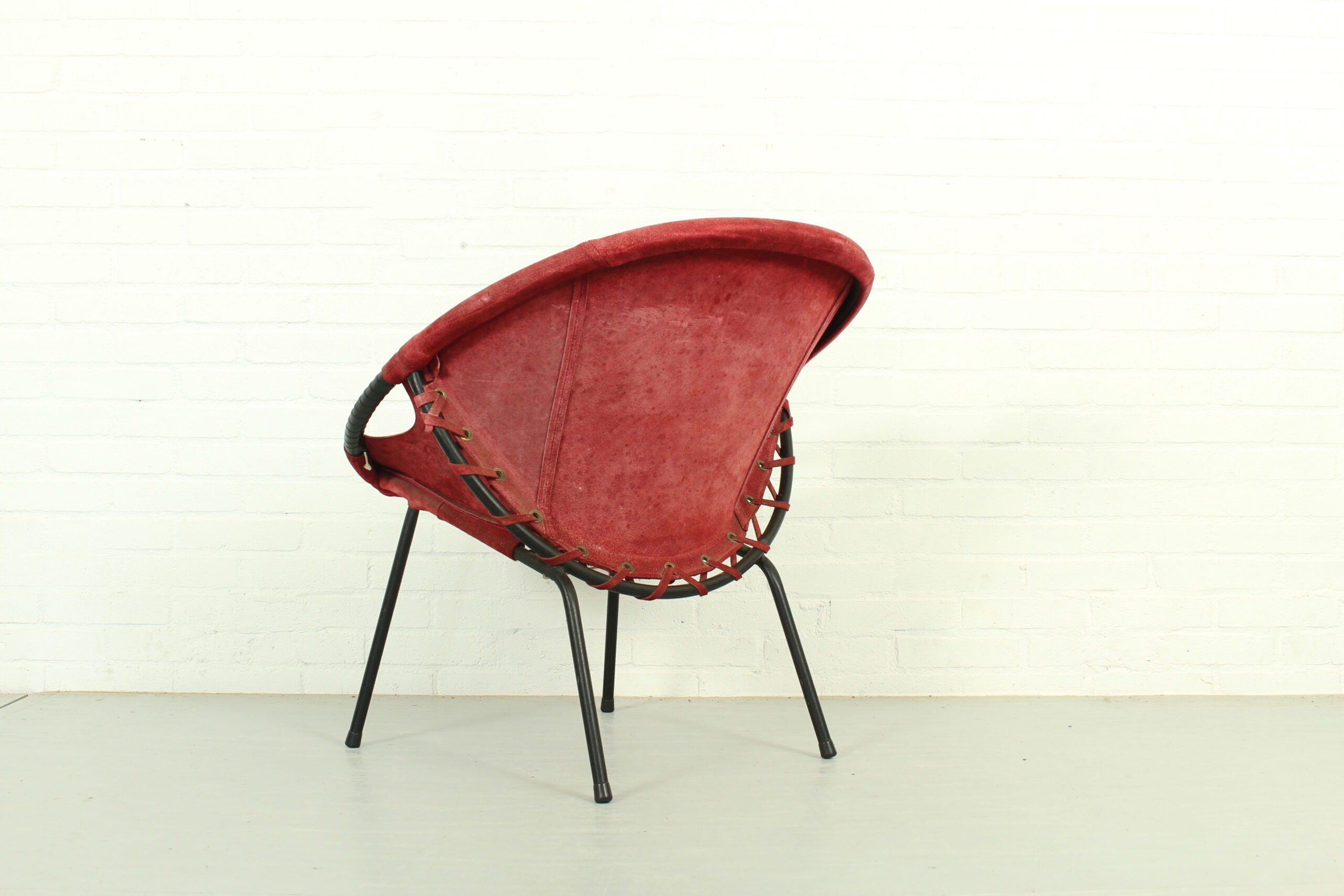 Balloon armchair by L. Erzeugnis for Lusch & Co, Germany, 1960s