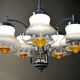 Original 1970's Vintage Mazzega Murano Chandelier