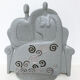 Couple gris, ceramiche chiminazzo, 1970
