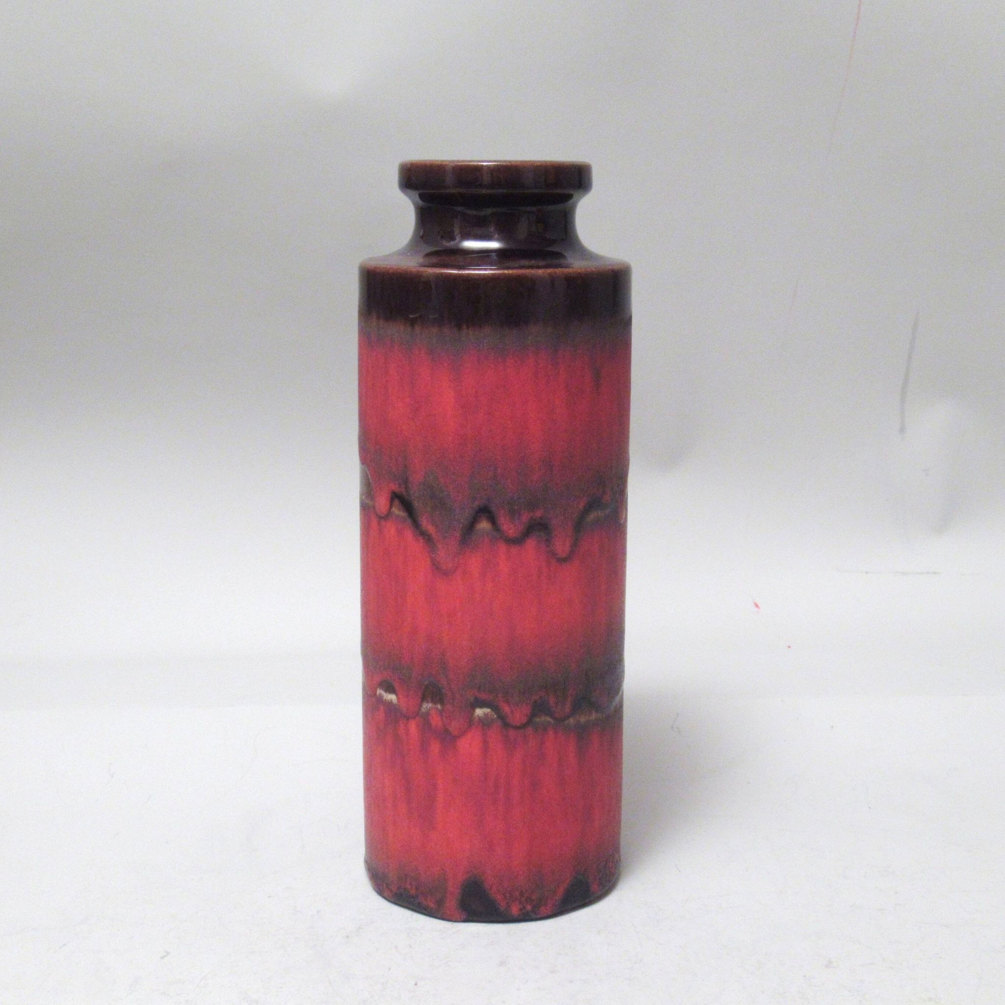 Vase en céramique Fat Lava Scheurich Germany, années 60