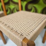 Set of 4 Danish chairs, 1970.