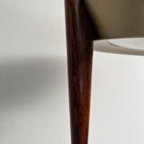 Golden metal floor lamp with reading light