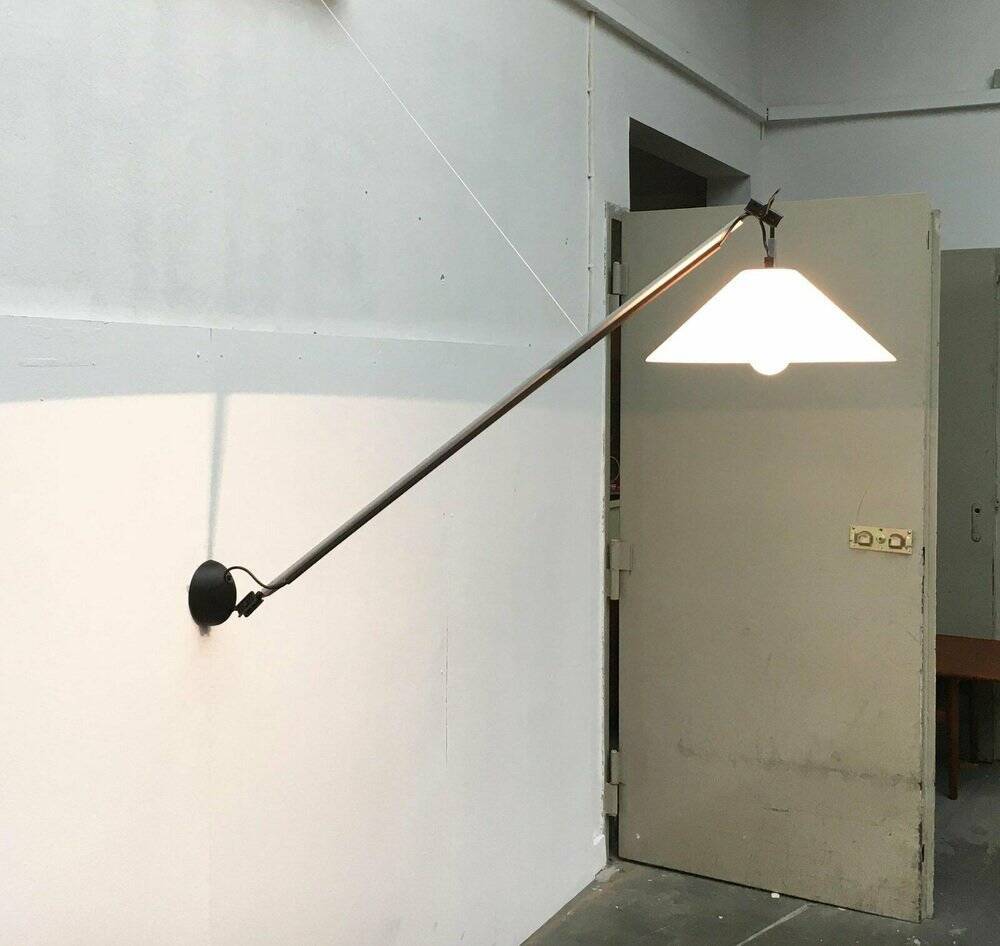 Postmodern Italian wall lamp Aggregato Braccio by Enzo Mari & Giancarlo Fassina for Artemide, 1970s