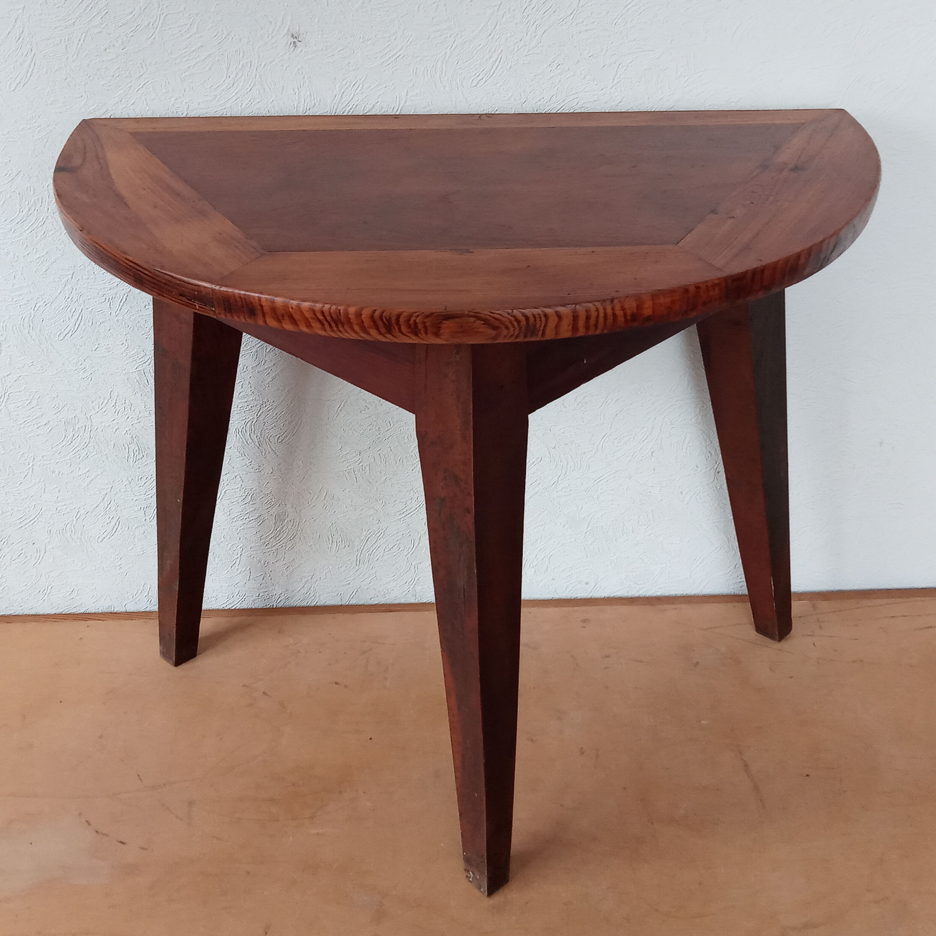 Half-moon console in oak 50s
