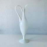 White opaline ewer
