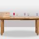 Guillerme et Chambron. Natural oak table. 1970s.
