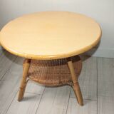 Ratin round coffee table