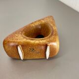 Set of 2 Ceramic Studio Pottery Vases by Bertoncello Ceramics, Italy 1970s