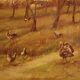 Paysage bucolique peinture italienne du 20e siècle