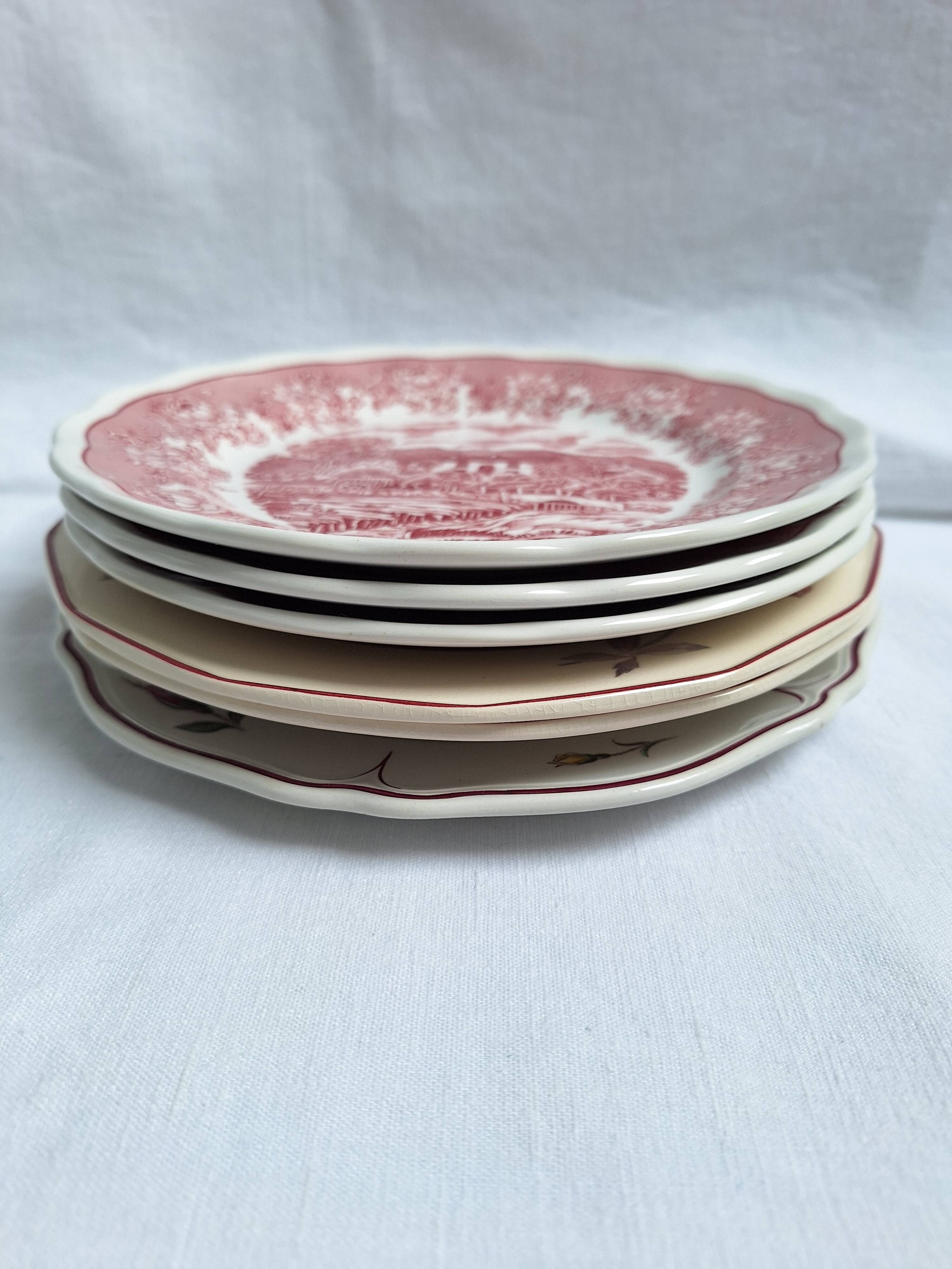 Vintage dessert plates