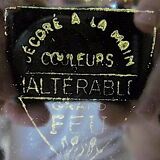 Pair of decorative plates: "Rally" & "Bal at the Opera".