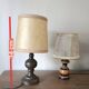 Lampe de chevet bois tourné rustique chic ahah jour peau