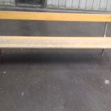 Vintage school bench