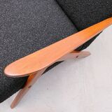 Mid-Century Easy Chair, Model B 310 Var, in Black Shield