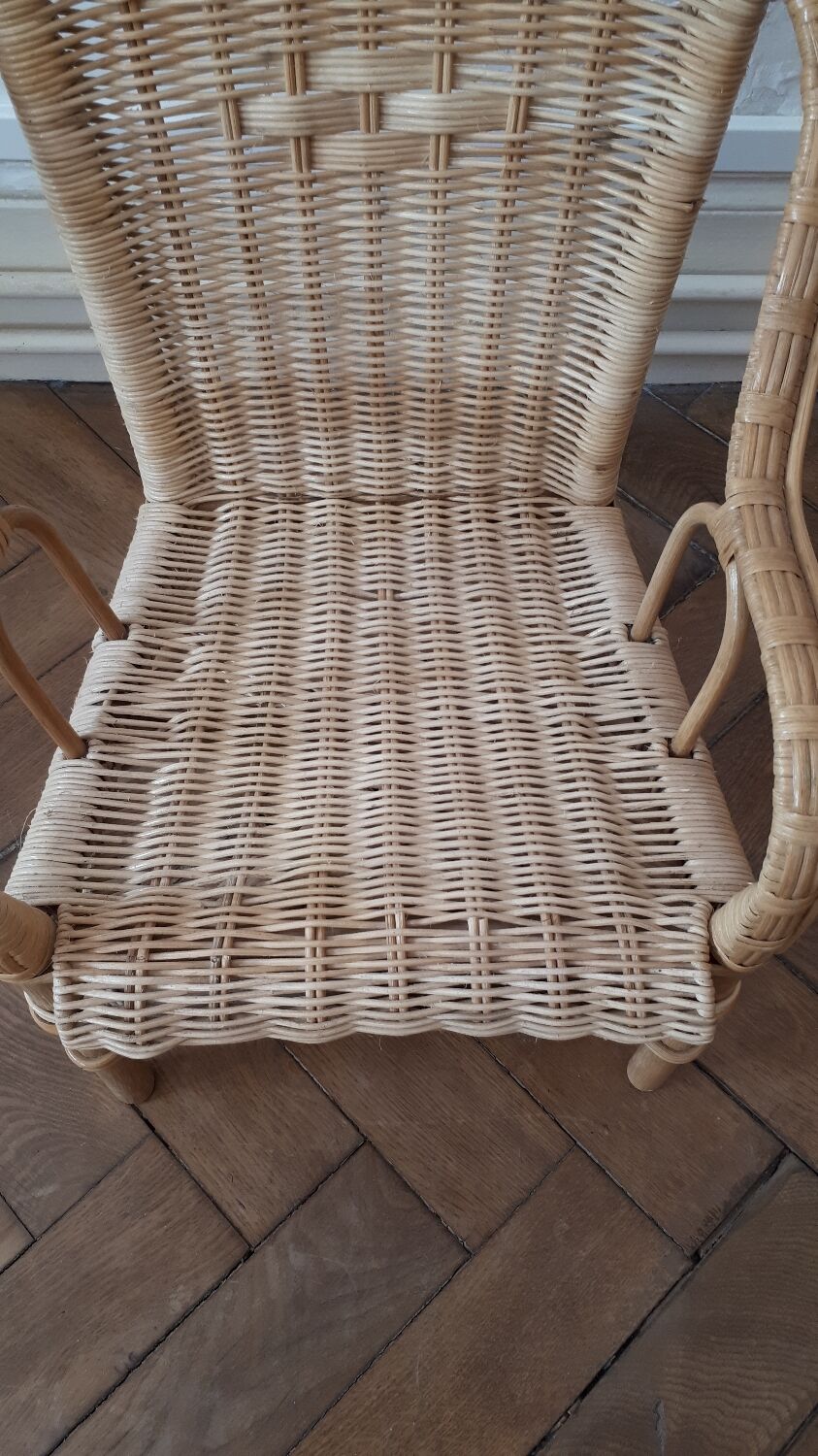 Rattan children's chair