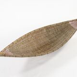 Bamboo and wicker seat