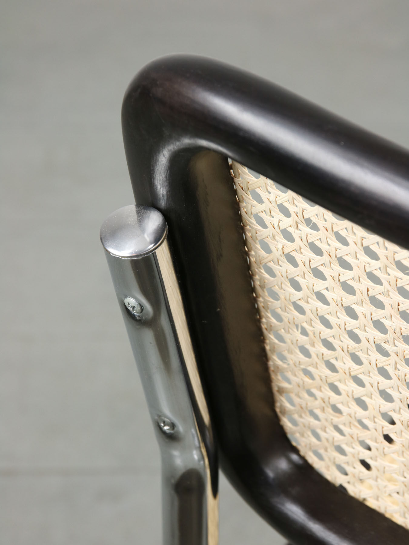 Vintage black B32 Cesca Chair by Marcel Breuer, 80s