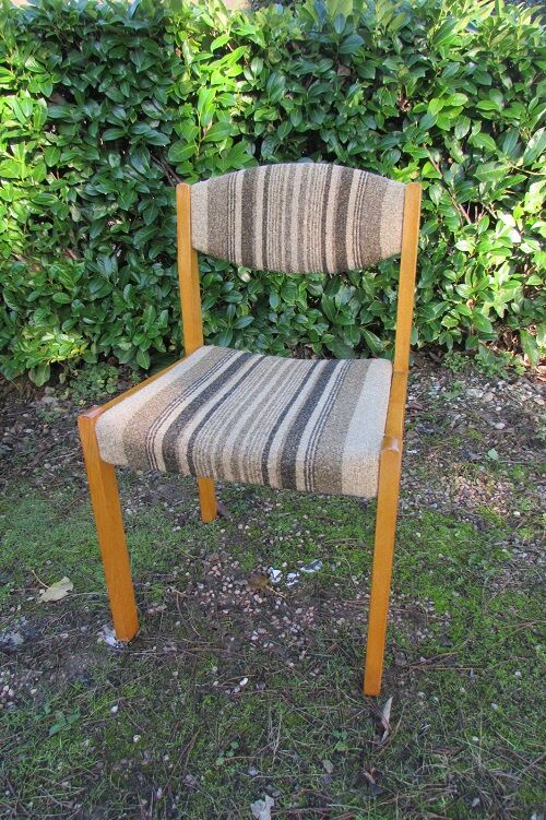 Set of 6 Scandinavian chairs from the 60s