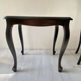 Black and gold bedside table