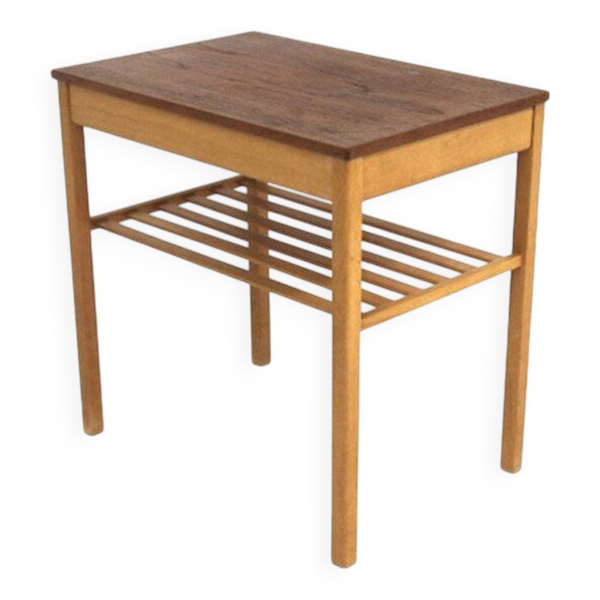 Table de chevet scandinave en teck ''Joker'', Tingströms, Suède, 1960