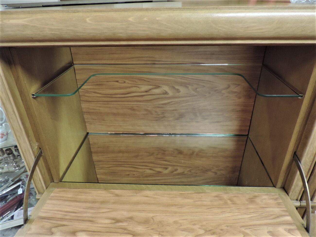 rabies furniture M D in oak 1970