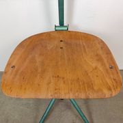 Chaise d'atelier industrielle verte foncée, années 1950