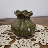 Vase vert en céramique